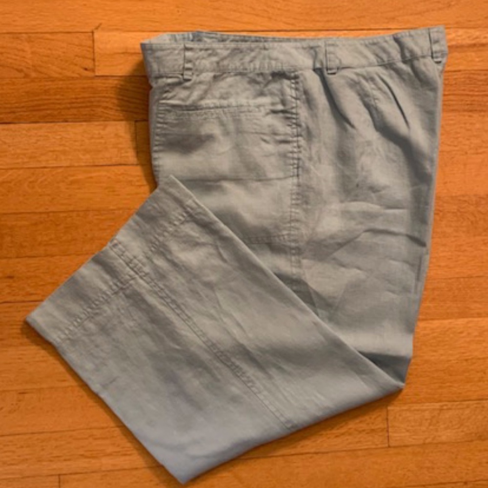 Sigrid Olsen Linen Crop Pants 14